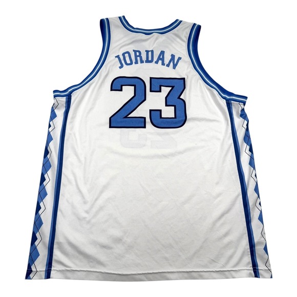 North Carolina Tar Heels Basketball Jersey Mens 2XL NCAA Nike Jordan 23 Made USA - Picture 2 of 6